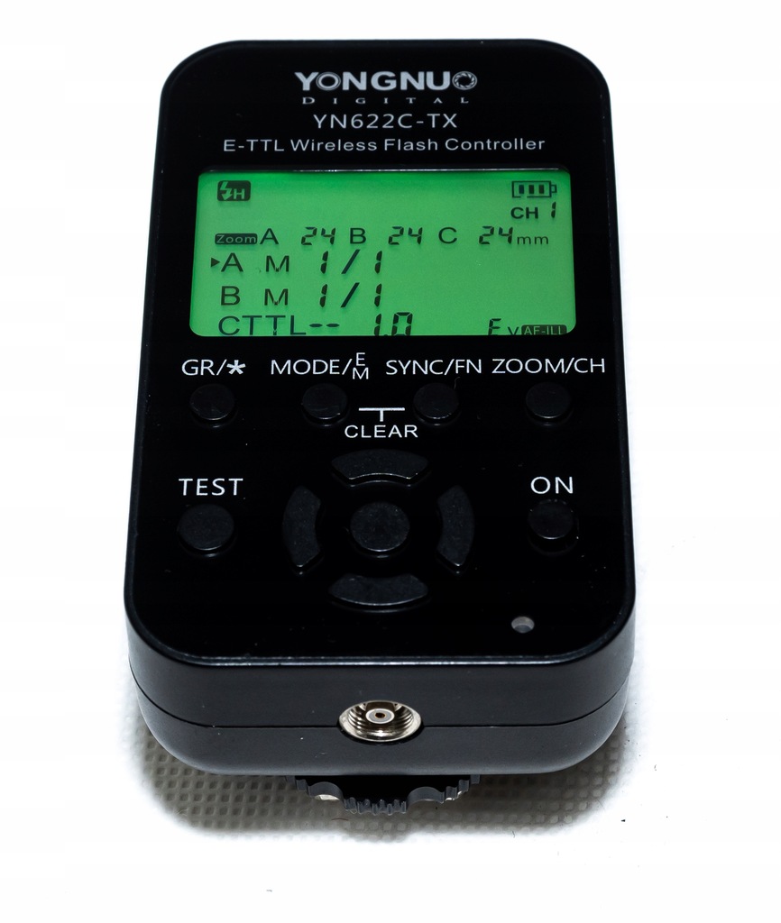 Wyzwalacz radiowy Yongnuo YN622C-TX LCD Canon
