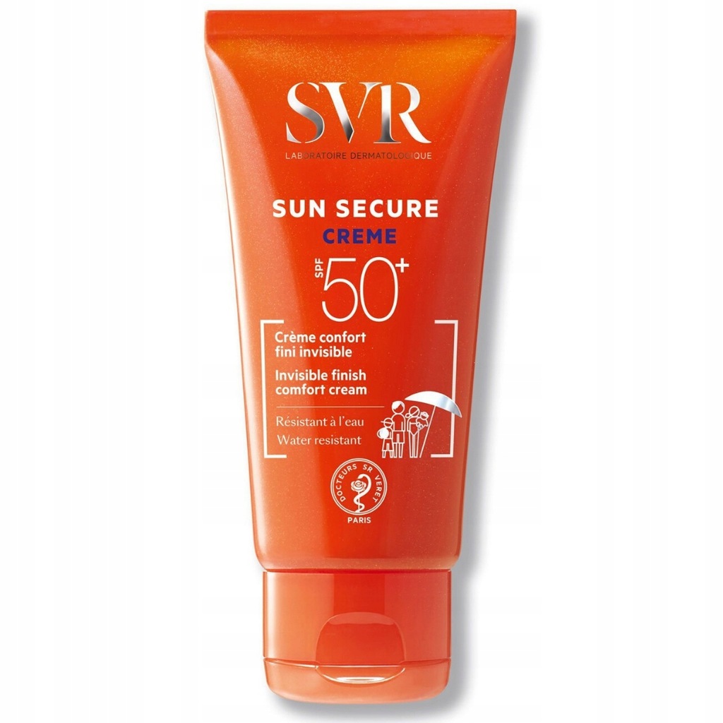 SVR SUN SECURE Krem SPF50+ OPALANIE OCHRONA TWARZY