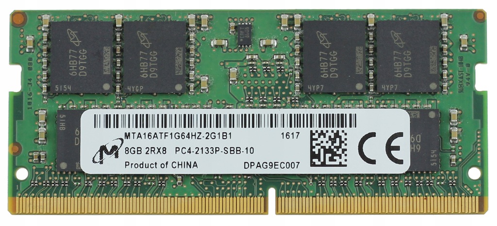 Купить Оперативная память MICRON 8 ГБ PC4-2133P SODIMM: отзывы, фото, характеристики в интерне-магазине Aredi.ru