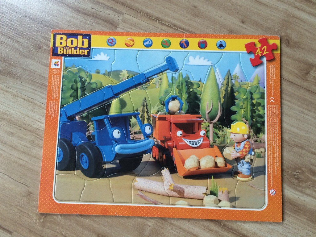 Puzzle Bob Budowniczy dla maluszka