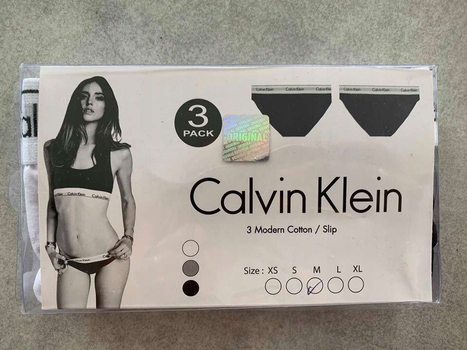 Majtki Damskie Calvin Klein 3PACK FIGI XL