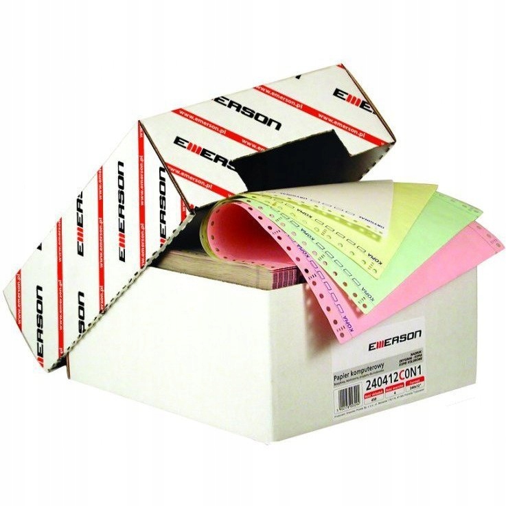 Papier składanka C240-4N 240412C0N1red 450 składek