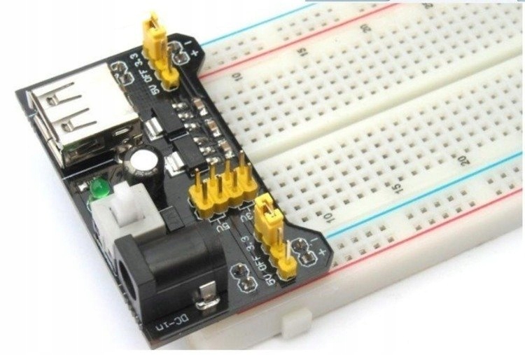 Moduł MB102 V2 zasilania płytek stykowych 5V/3.3V