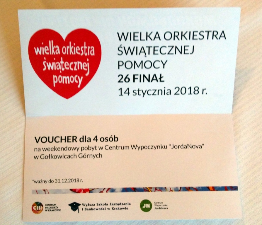 VOUCHER dla 4 osób - WEEKEND w ośrodku JordaNova