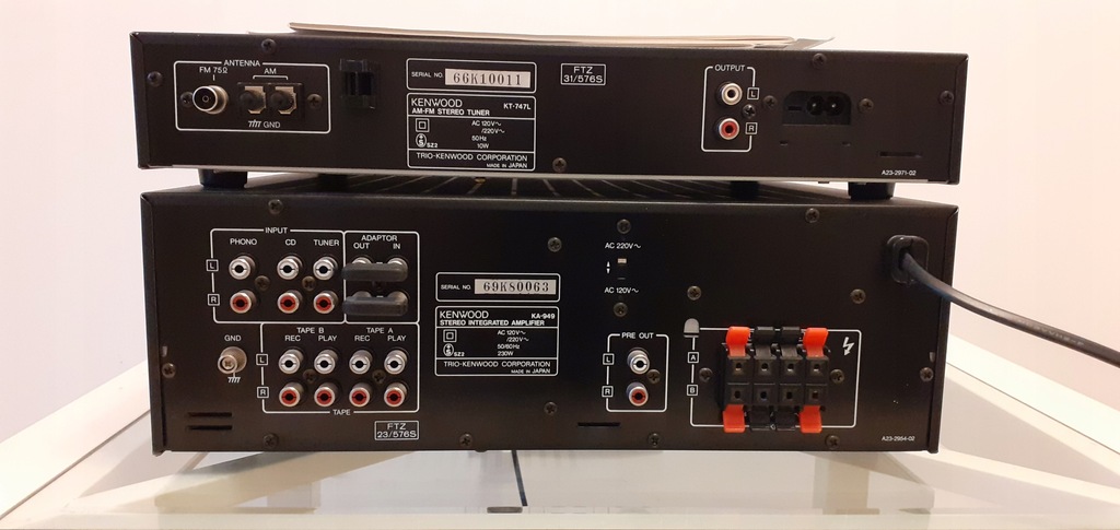 Wzmacniacz Kenwood KA-949 + Tuner KT-747 Stereo - 12139459859
