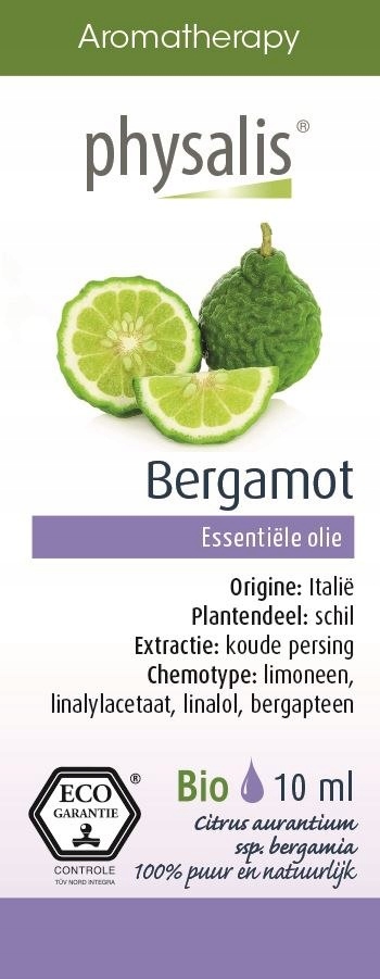 OLEJEK ETERYCZNY BERGAMOTE (BERGAMOTKA) EKO 10 ml