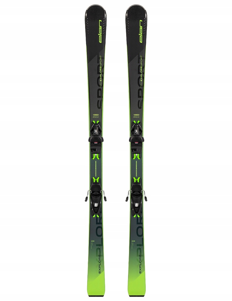 Narty męskie ELAN EXPLORE SPORT LS + wiązania ELAN EL 9.0 z GRIP WALK 160