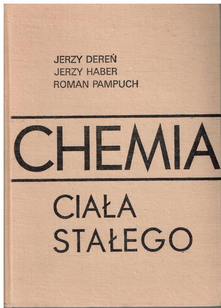 Dereń Haber Pampuch CHEMIA CIAŁA STAŁEGO