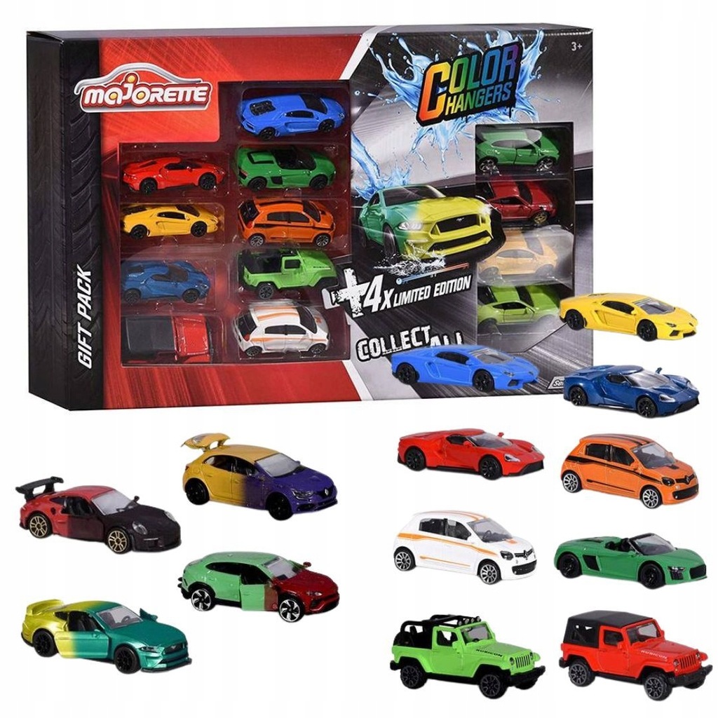 ZESTAW METALOWYCH MODELI SAMOCHODÓW MAJORETTE LIMITED EDITION 13 SZT