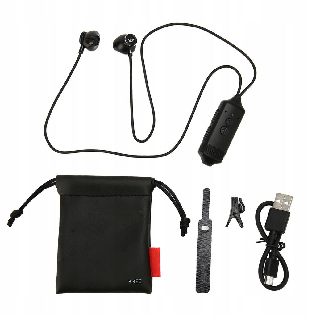 SŁUCHAWKA PRZEWODOWA BLUETOOTH 5.0 DO TELEFONU NAGRYWANIA ROZMÓW