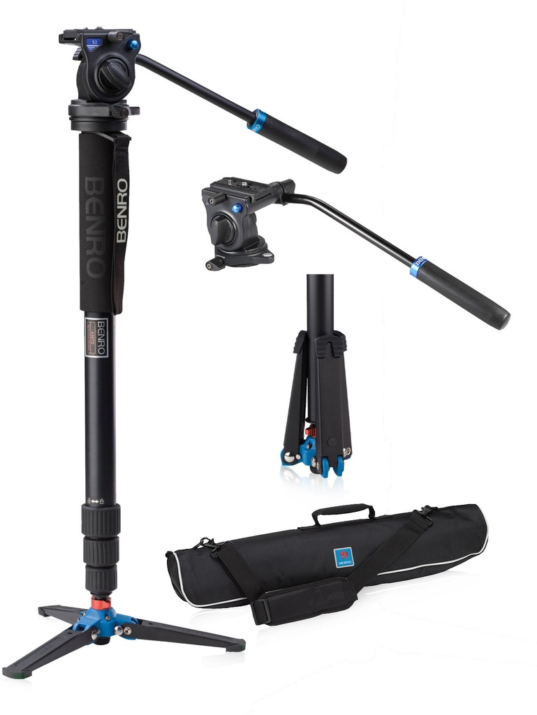 MONOPOD BENRO A38TD + GŁOWICA S2 A38TDS2 GWAR 7LAT 7107167169