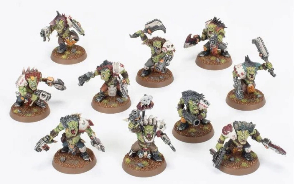 Orks - Beast Snagga Boyz - 10 modeli na wyprasce