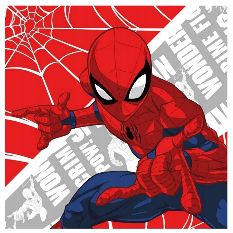 Ręcznik dziecięcy Spiderman 30X30 Magiczny
