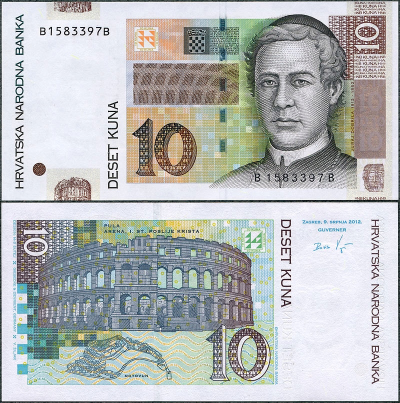 Chorwacja - 10 kuna 2012 * P38b