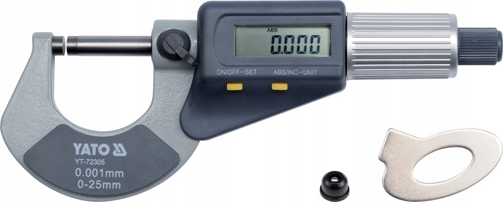 Mikrometr elektroniczny 0-25mm cyfrowy LCD YATO