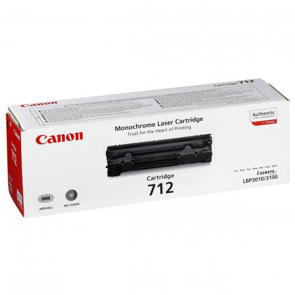 Canon oryginalny toner CRG712, black, 1500s, 1870B