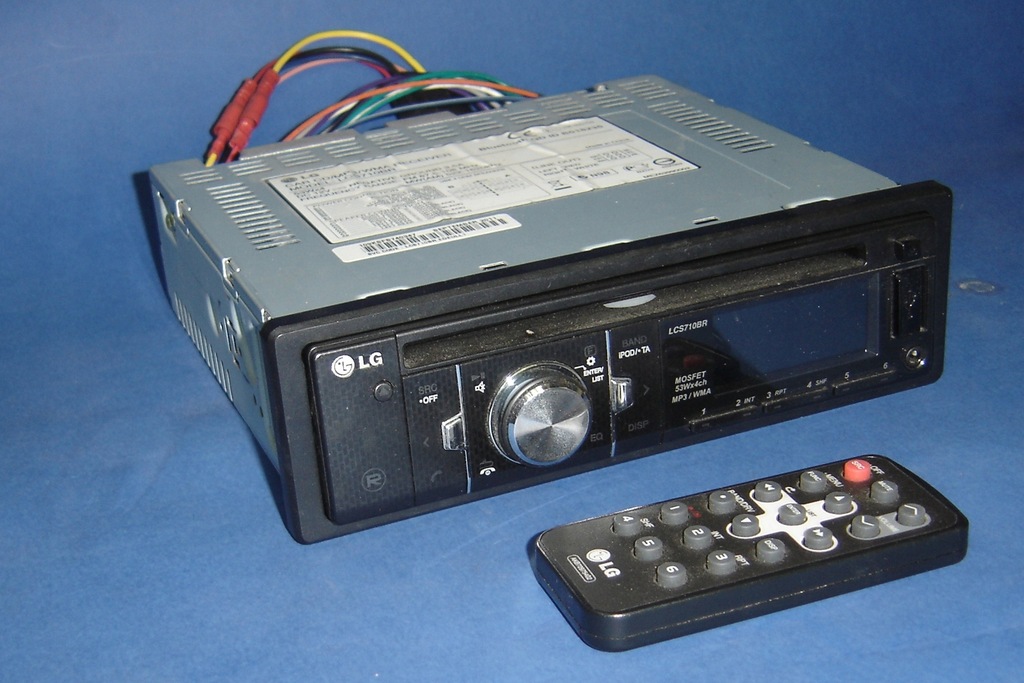 Radio LG LCS 710 BR z pilotem 100% sprawne BDB