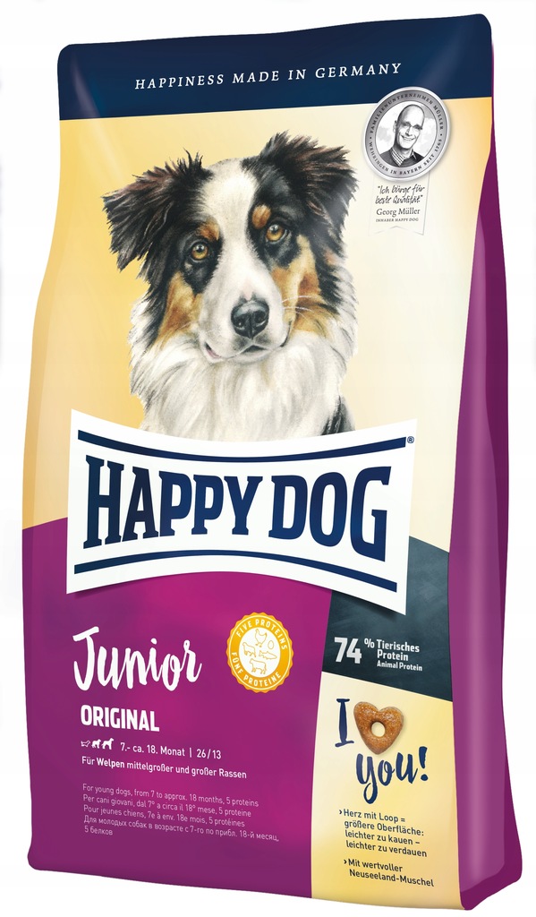 Happy Dog Junior Original dla szczeniąt 1 kg