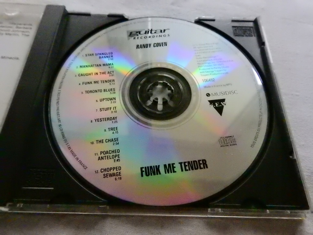 Randy Coven – Funk Me Tender (CD)X32 11639954802 oficjalne archiwum  Allegro