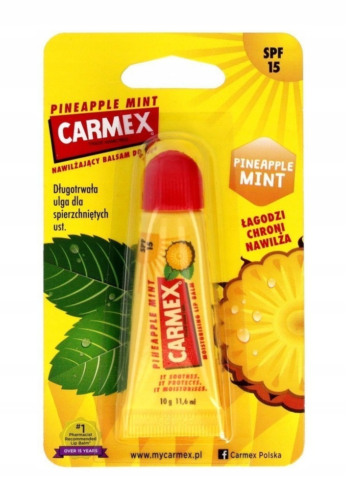 Carmex Balsam do ust nawilżający Pineapple Mint 10