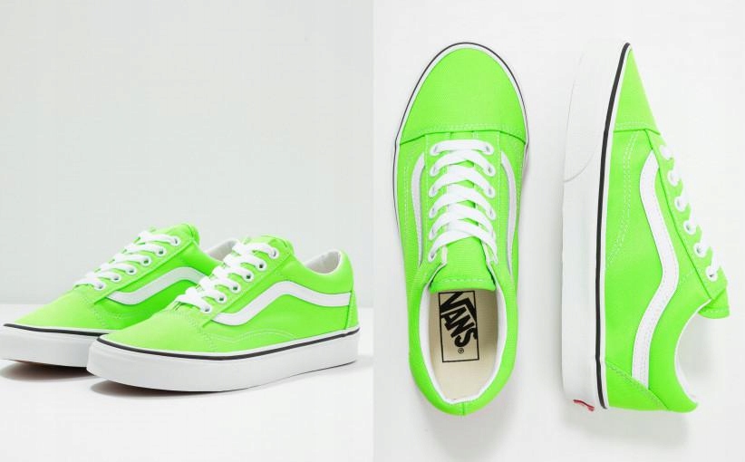 H27C001 BUTY SPORTOWE NEONOWE OLD SKOOL VANS 40