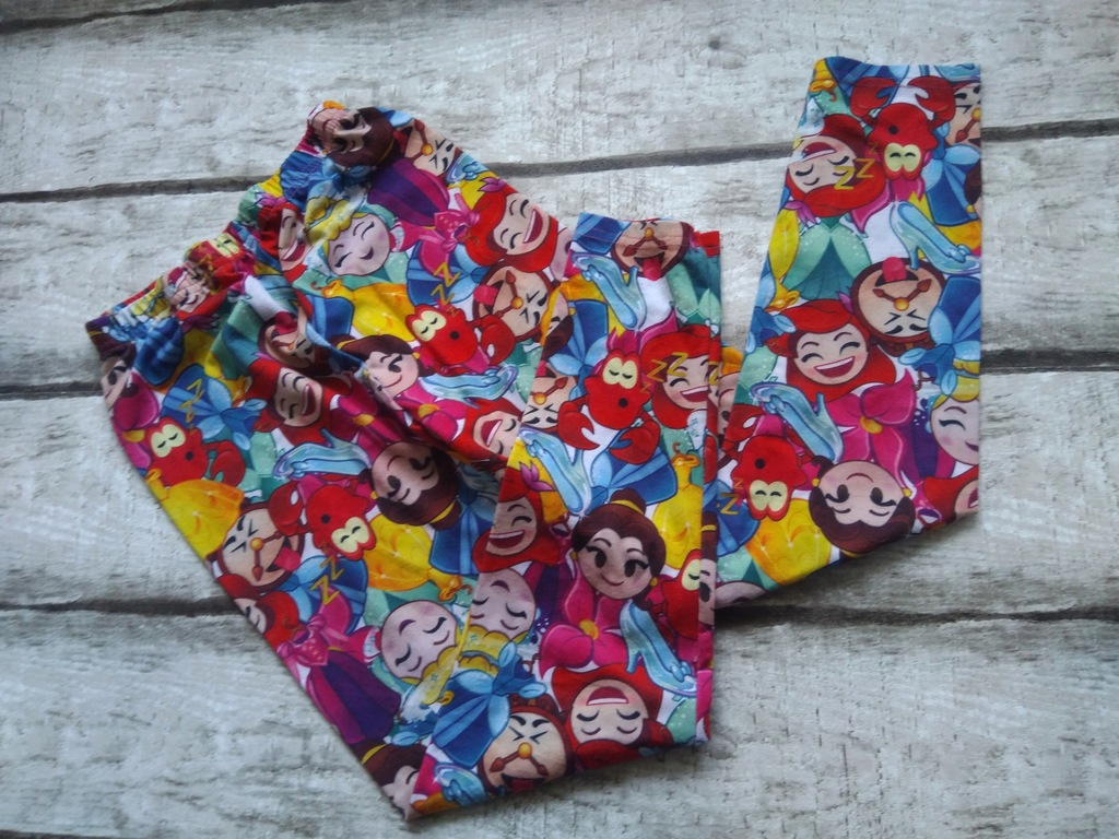 Disney bajkowe legginsy 128