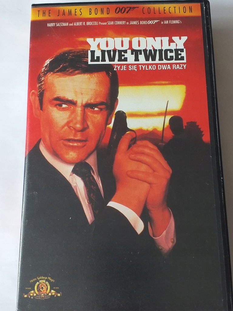 ŻYJE SIĘ TYLKO DWA RAZY JAMES BOND KASETA VHS FILM