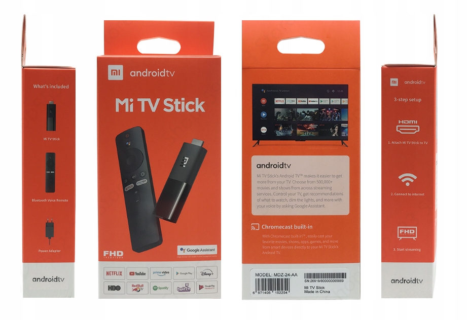 Купить УМНЫЙ МУЛЬТИМЕДИЙНЫЙ ПЛЕЕР XIAOMI MI TV STICK: отзывы, фото, характеристики в интерне-магазине Aredi.ru