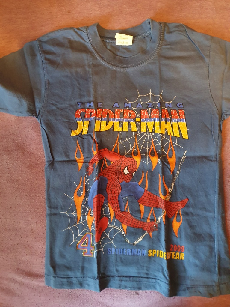 Koszulka Spiderman dla chłopca na 6 lat