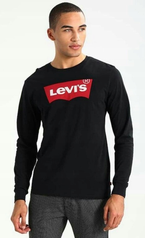 LEVI'S Shirt z długim rękawem Czarne Rozmiar XL