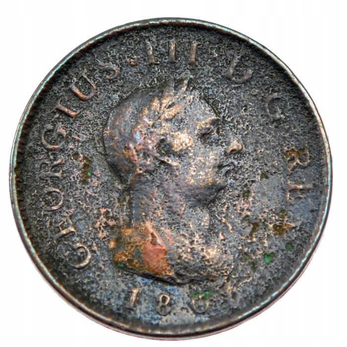 UK, GEORG III, FARTHING 1806, IV EMISJA (39)