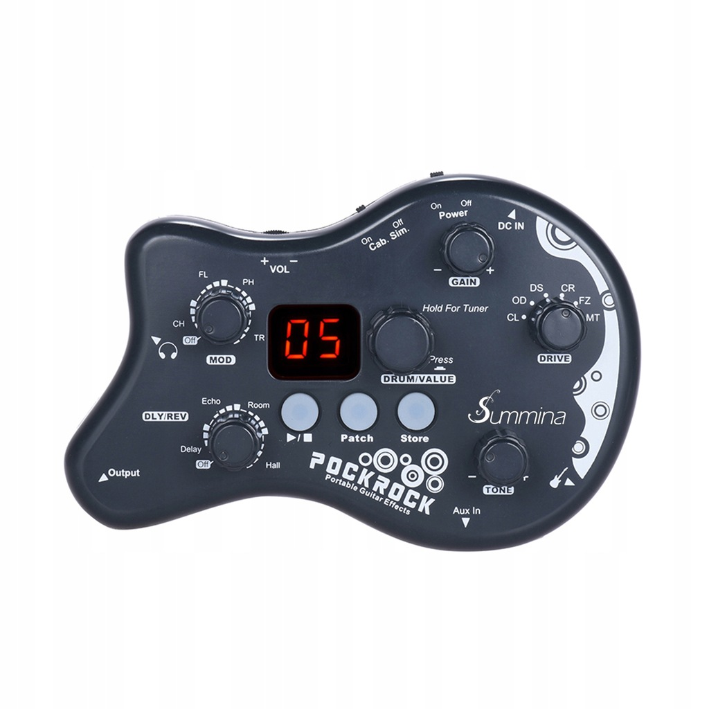 summina PockRock Portable Guitar Multi-effects