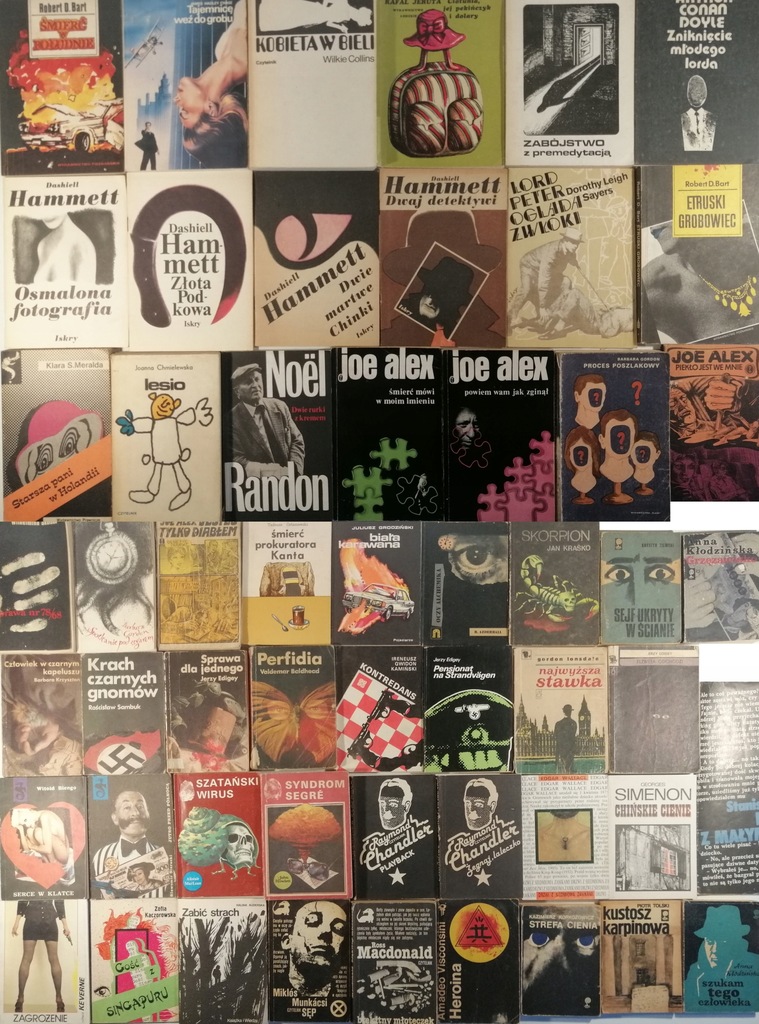 60x kryminał kryminały PRL serie