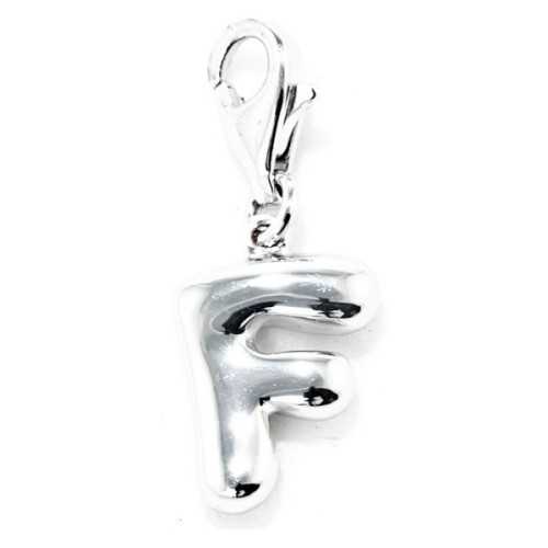 Paciorek Damski Xenox CHARM F Srebrzysty 1 cm