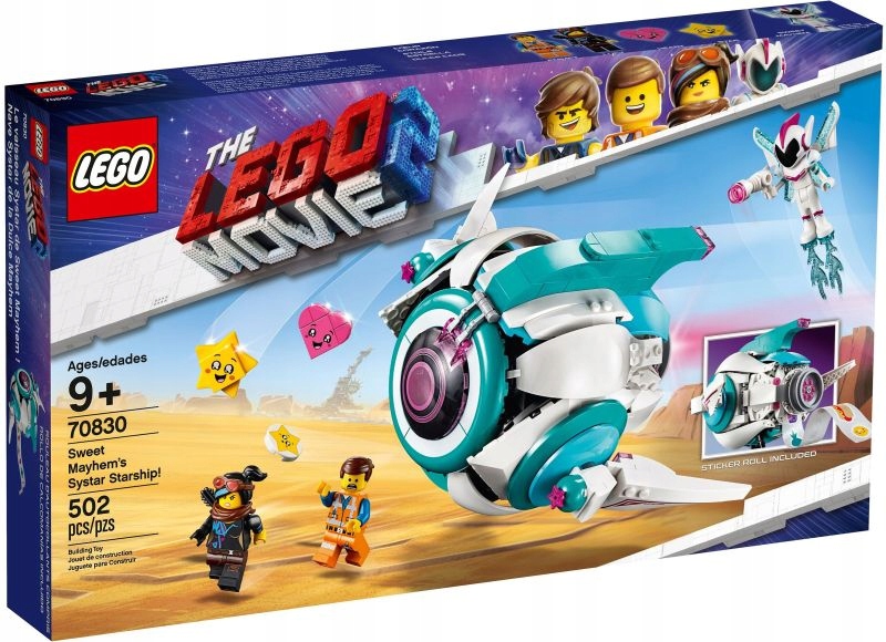 LEGO 70830 LEGO MOVIE GWIEZDNY STATEK SŁODKIEJ