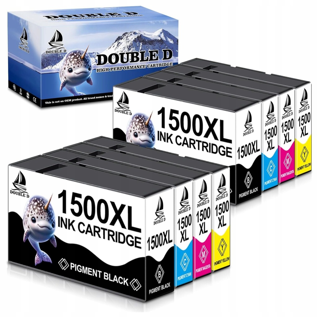 Tusze Do Drukarki Canon PGI-1500XL MB2750 8x Sztuk MAXIFY Multipack