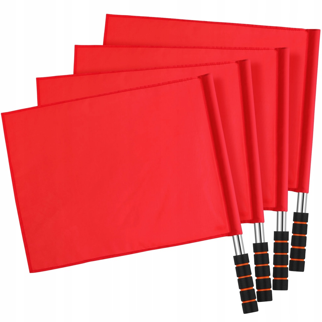 Referee Flags Soccer Gear Hand-cranked Banner 4