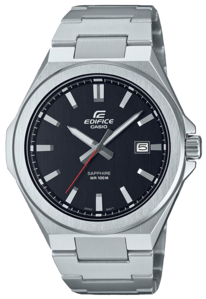Klasyczny zegarek męski Casio Edifice EFB-108D Szafir +Box + Grawer gratis