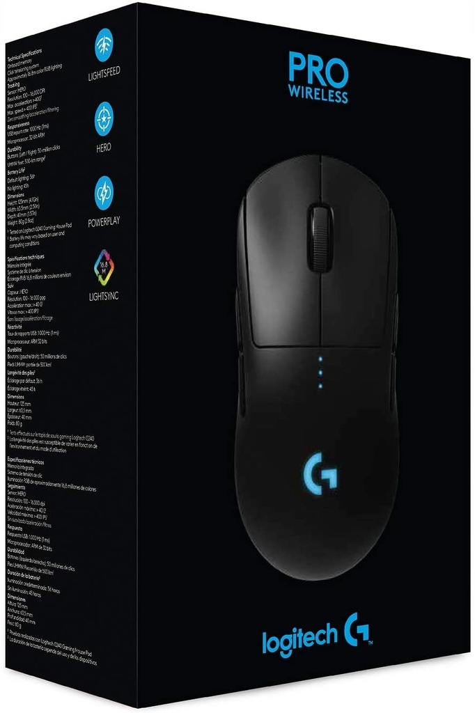 Купить Беспроводная мышь Logitech G PRO WIRELESS: отзывы, фото, характеристики в интерне-магазине Aredi.ru