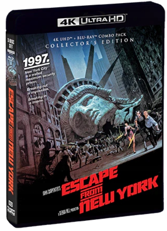 UCIECZKA Z NOWEGO JORKU Escape from New York 1981 4K Ultra HD Blu-ray UHD