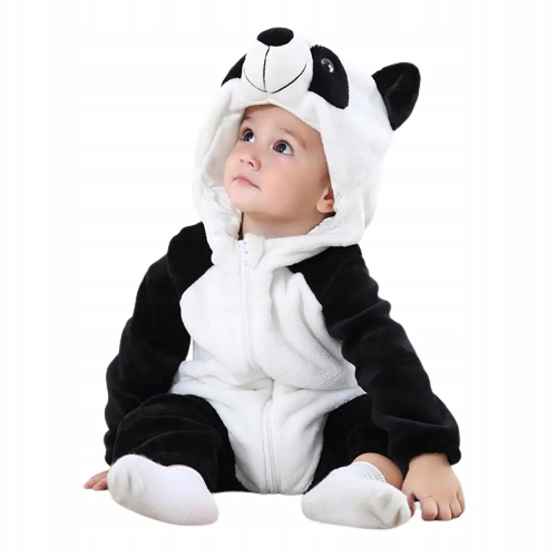 ZWIERZĘCY KOMBINEZON KOSTIUM NA KARNAWAŁ STRÓJ HALLOWEEN PANDA 12-18M