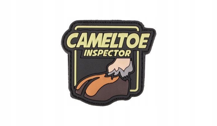 101 Inc. Naszywka 3D Cameltoe Inspector Czarny