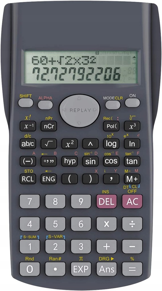 Kalkulator naukowy Helect Inżynierski 2 Linie