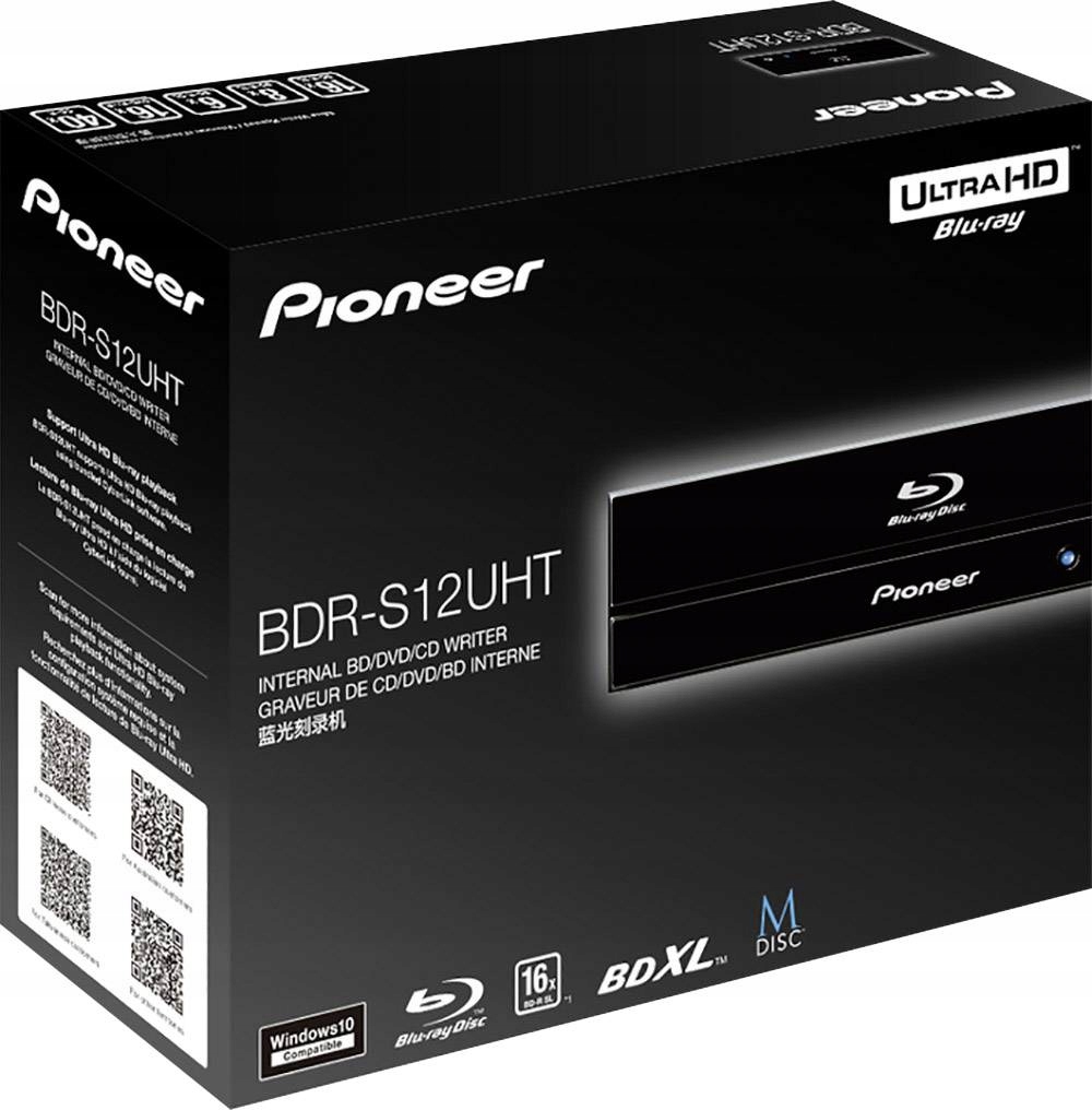 Pioneer BDR-S12UHT Wewnętrzna nagrywarka Blu-ray
