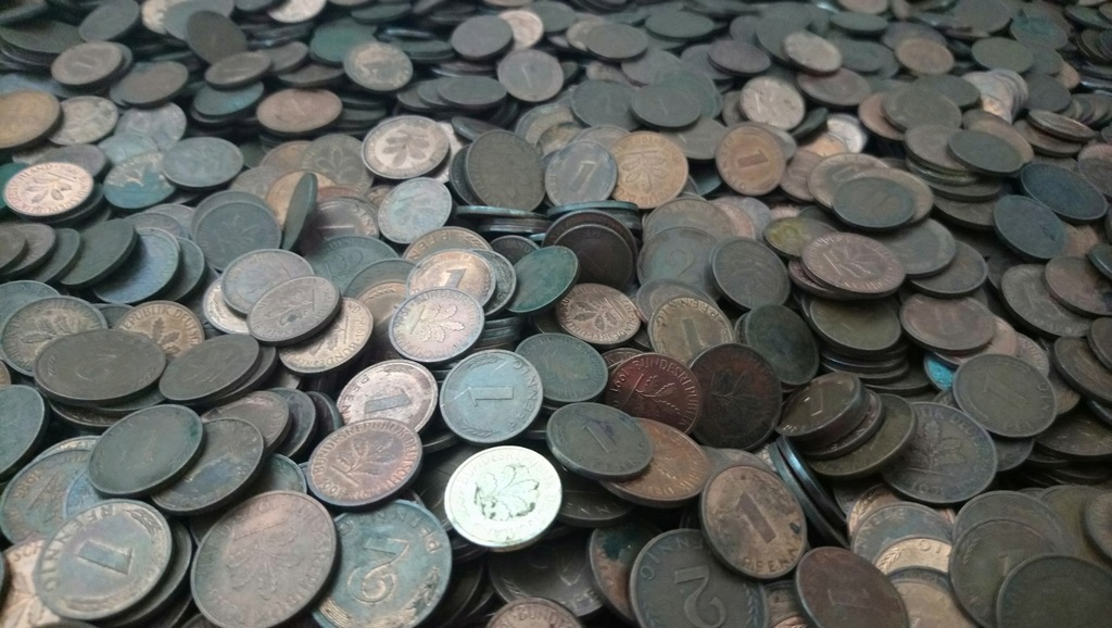 Купить Германия 1 и 2 пф — набор монет весом 0,250 кг.: отзывы, фото, характеристики в интерне-магазине Aredi.ru