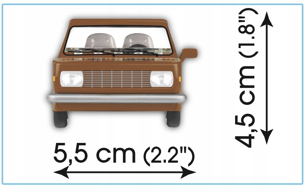 KLOCKI COBI YOUNGTIMER WARTBURG 353 TOURIST ZESTAW