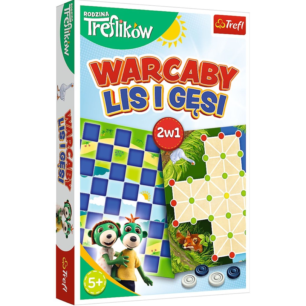 Trefl: Gra klasyczna - Lis i Gęsi