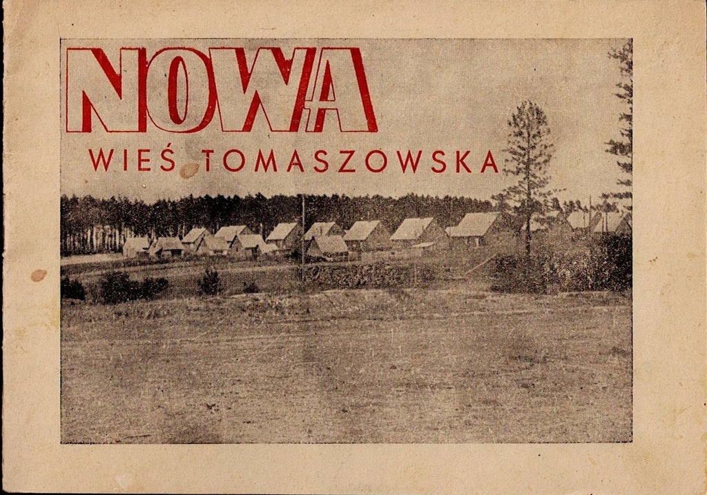 Nowa wieś tomaszowska /1956