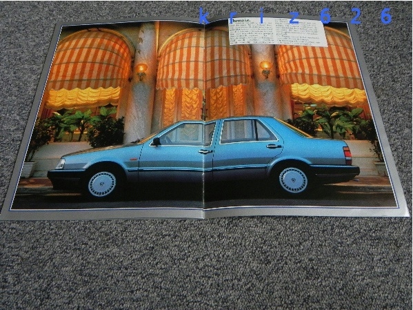 Lancia Thema cała gama silnikowa 1986