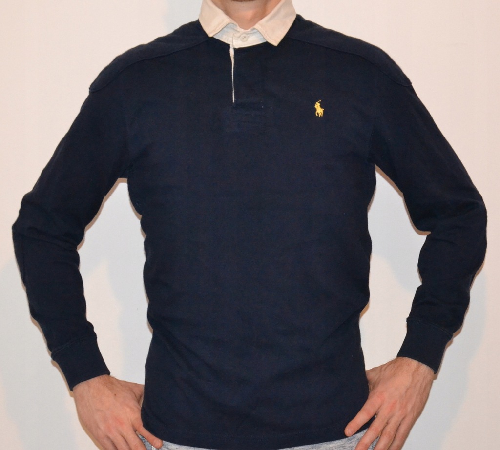 KOSZULKA RALPH LAUREN LONG SLEEVE GRANATOWA